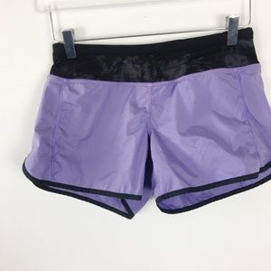 Lululemon | Women's Purple Run Speed Shorts Size 4